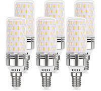 Ampoule LED E14 12W,6000K 1450LM, 84 LEDs, Équivalent Lampe Halogène E14 100W, AC 220V, Lot de 6