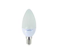 Ampoule LED E14 Flamme Classique Culot E14 - Ampoule E14 Angle D'Éclairage 250°- Ampoule E14 LED Blanc Chaud 5 3W Équivalant 40W- Ampoule Petit Culot À Vis 470 Lm- Lumière Blanc Chaud - EV470F Xanlite