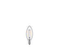 Ampoule LED E14 Flamme - Filament - Blanc chaud - 2700K - 25W