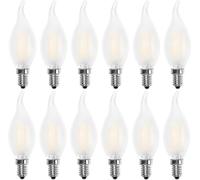 Ampoule LED E14 Flamme - Forme de bougie - 4W (équiv. 40W) - 400 lm - Blanc chaud 2700K