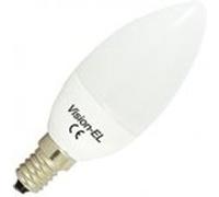 Ampoule LED E14 Flamme opaque blanc chaud 4W (35W) 3000°K