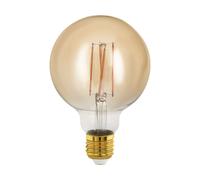 Ampoule LED E27 1X4W verre ambre