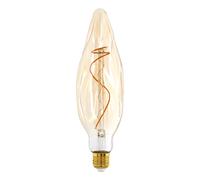 Ampoule LED E27 1X4W verre ambre