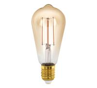 Ampoule LED E27 1X4W verre ambre