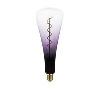 Ampoule LED E27 1X4W verre noir-violet-transparent