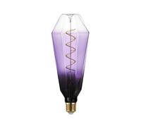Ampoule LED E27 1X4W verre noir-violet-transparent