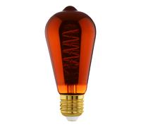 Ampoule LED E27 1X4W verre vaporisé cuivré