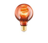 Ampoule LED E27 1X4W verre vaporisé cuivré