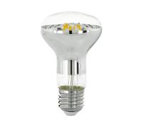 Eglo Ampoule LED E27 dimmable, lampe réflecteur pour éclairage ciblé, 5,5 watts (correspond à 40 watts), 470 lumens, blanc chaud, 2700 Kelvin, spot R63, Ø 6,3 cm