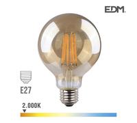 Edm Ampoule LED globe E27 8W - 2000K