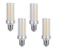 Ampoule LED E27 Blanc Froid 6000K 2000LM,20W Ampoules LED Intérieur E27 Équivalent 200W Lampe Halogène,Non Dimmable,Angle de Faisceau 360° Pas de Scintillement,Gros culot à vis E27 Maïs LED,Lot de 4