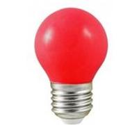 Ampoule LED E27 Bulb opaque rouge G45 1W (9W) Rouge G