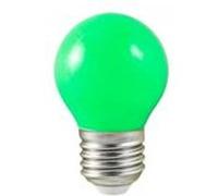 Ampoule LED E27 Bulb opaque vert G45 1W (9W) Vert G