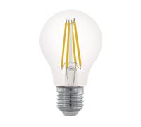 Ampoule LED E27 filament verre Ampoule LED rétro dimmable Edison, boule claire, 6W 806lm 2700K blanc chaud, DxH 6x10 cm