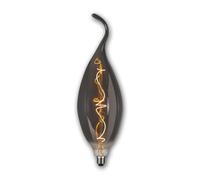 Ampoule LED E27 « INDUSTRIAL-VINTAGE », bougie XXL soufflée par le vent, hauteur 43,5 cm, ampoule LED décorative à filament LED, 240 lm, 230 V/4,5 W, blanc chaud, dimmable