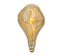 Ampoule LED E27 « INDUSTRIAL-VINTAGE », goutte XXL, hauteur 28 cm, ampoule LED décorative à filament LED, 50 lm, 230 V/2,5 W, blanc chaud, dimmable