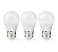 Nedis Ampoule LED LBE27G452P3 Blanc chaud 2700 K 4,9 W E27 F