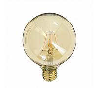 Ampoule LED E27 Vintage G95 Culot E27 - Ampoule Vintage E27 LED Angle Éclairage 320°- Ampoule Filament E27 3 8W Équivalant 30W 350 Lm- Ampoule Globe E27 LED Lumière Blanche Chaude- RFDE400B95A Xanlite