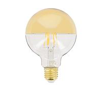 Ampoule LED E27 Vintage G95 Gold Culot E27- Ampoule Vintage E27 LED Angle Éclairage 320°- Ampoule Filament E27 8W Équivalant 62W 360 Lm- Ampoule Globe E27 LED Lumière Blanc Chaud- RFDE850B95TG Xanlite