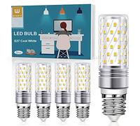 Ampoule LED E27, Wowatt Ampoule Maïs 12W Équivaut à Ampoule Halogène 120W Lampe E27 Edison 6000K Blanc Froid 1200LM Lumineux AC 230V Sans Scintillement 360° Larges Faisceaux LED 84*2835 SMD Lot de 5