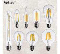 Ampoule LED Edison E14 E27 220V 2W 4W 6W 8W, lampe rétro, bougie à Filament, lustre, pendentif Vintage, décoration de la maison C35L 4W E14