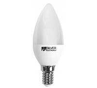 Ampoule LED Electronique Argent Bougie 7W E14 3000K 660lm