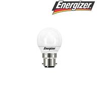 Energizer Ampoule boule LED culot à baïonnette B22, blanc chaud, 6 W équivalent 40 W, 470 lumens, Single Pack, B22d (Bayonet Cap)