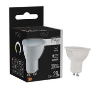 EDO, FARI LED Ampoule 3,5W, blanc neutre 4000K NW, 300lm, non-dégradable, led GU10 4000K, ampoules à économie d'énergie, ampoules led, 1 pièce, EDO777458