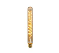 Ampoule LED filament ambrée tube 25 cm E27 5W 2200K 260 lm Lucide