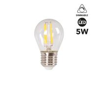 Ampoule LED filament E27 G45 - 5W - Dimmable