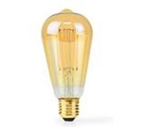 Nedis LBDE27ST64GD1 ampoule LED Lumière extra chaude, Blanc chaud 2100 K 4,9 W E27 F