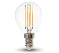 Ampoule LED filament V-TAC 4W E14 P45 4000K 400lm neutre