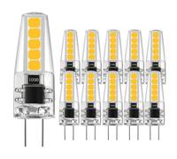 Ampoule LED G4 5W DC12V 220V 2835 SMD 10led, blanc chaud/froid, Angle de 360 degrés, éclairage de lustre, remplacement de la lampe halogène, 10 pièces