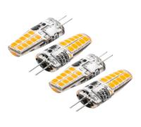 Ampoule LED G4 Bi-Broche - Pro | Lot De 4 Ampoules G4 Daylight Équivalent Halogène 40W (3,5x1,3cm) | Lampe À Broches Éclairage À 360 Degrés Pour Spot De Jardin Luminaire Intérieur Et Paysage Haute Per