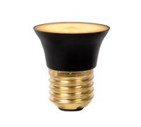 Ampoule LED G45 E27 5W dimmable noir-or 2700K Lucide