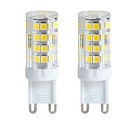 Ampoule LED G9 12 V 5 W, 450 LM, lampe LED Bi-Pin G9 basse tension | Longue durée de vie, pour éclairage camping car, lustre, applique murale, décoration vitrine, variable, 5W 2 pièces 6500K