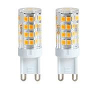 Ampoule LED G9 12 V 5 W, 450 LM, lampe LED Bi-Pin G9 basse tension | Longue durée de vie, pour éclairage camping car, lustre, applique murale, décoration vitrine, variable, 5W 2 pièces 2700K
