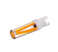 Ampoule LED G9 2-4W Filament COB 110-220V | Lampe de lustre domestique à intensité variable, remplacement de 30 à 40 W(Warm White,220V 4W)