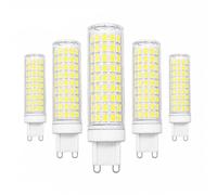 Ampoule LED G9 Capsule, 6000K Blanc Froid, 15W Équiv 150W Halogène, Angle 360°, Sans Scintillement, Non Variable, Idéal Bureau Et Éclairage Meuble,Lot de 5