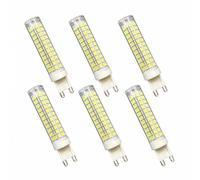 Ampoule LED G9 Capsule Dimmable, Blanc Froid 6500K, 15W Remplacement 120W Halogène, 220V, 1500LM, IRC≥80, Économie d'Énergie, Pour Lustre, Suspension(6 Pack)