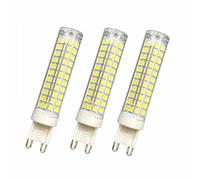 Ampoule LED G9 Capsule Dimmable, Blanc Froid 6500K, 15W Remplacement 120W Halogène, 220V, 1500LM, IRC≥80, Économie d'Énergie, Pour Lustre, Suspension(3 Pack)