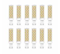 Ampoule LED G9 Mini 3 Couleurs 15W, Équivalent 120W Halogène, 1000LM, Sans Scintillement, 220V, CRI≥80, Éco, Non Dimmable, Chambre Cuisine Couloir(12 Pack)