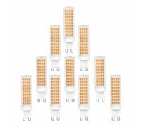 Ampoule LED G9 Mini Céramique 15W, Blanc Chaud 3000K, Remplacement 120W Halogène, 1000LM, Non Dimmable, Petite Suspension(10 Pack)