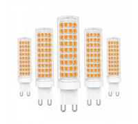 Ampoule LED G9 Mini Céramique 15W, Blanc Chaud 3000K, Remplacement 120W Halogène, 1000LM, Non Dimmable, Petite Suspension(5 Pack)