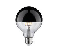 Ampoule Led - Globe - 95 Mm - E27 - 6,5w - 2700k - Gradable - Chromé Paulmann