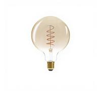 Ampoule LED Globe G125 Filament Spiralé Ambre