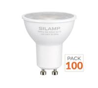 Ampoule LED GU10 Dimmable 8W 220V SMD2835 PAR16 60° - Pack de 100 - Blanc Froid 6000K - 8000K