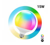 Ampoule LED intelligente E27 - 15W - RGB + CCT - WiFi - TUYA App