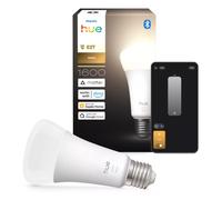 Philips Ampoule LED connectée Hue White A21 1600 lm 2700 K Dimmable E27 Blanc mat