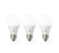 Ampoule LED intelligente Wi-Fi 9W blanc chaud 2700K E27 800 lumens lot de 3 pe